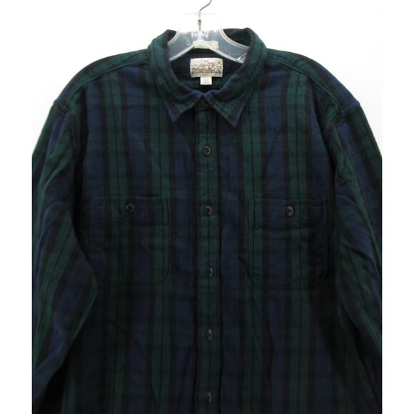 J Crew Shirt XL Midweight Flannel Double Brushed Classic Tartan Plaid - Picture 2 of 11